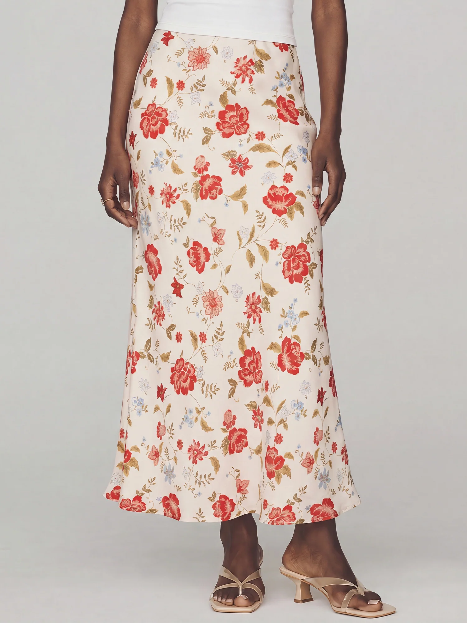 Floral Slip Maxi Skirt - Image 2