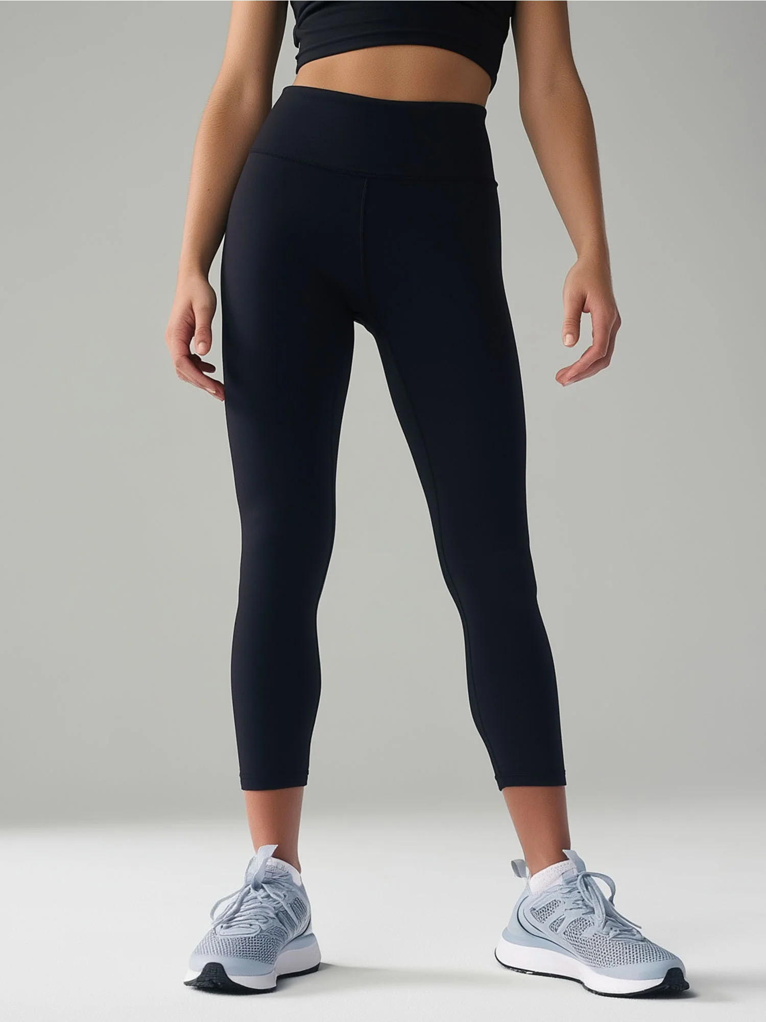 High Rise 7/8 Yoga Leggings - Cotton - Petite - Image 4