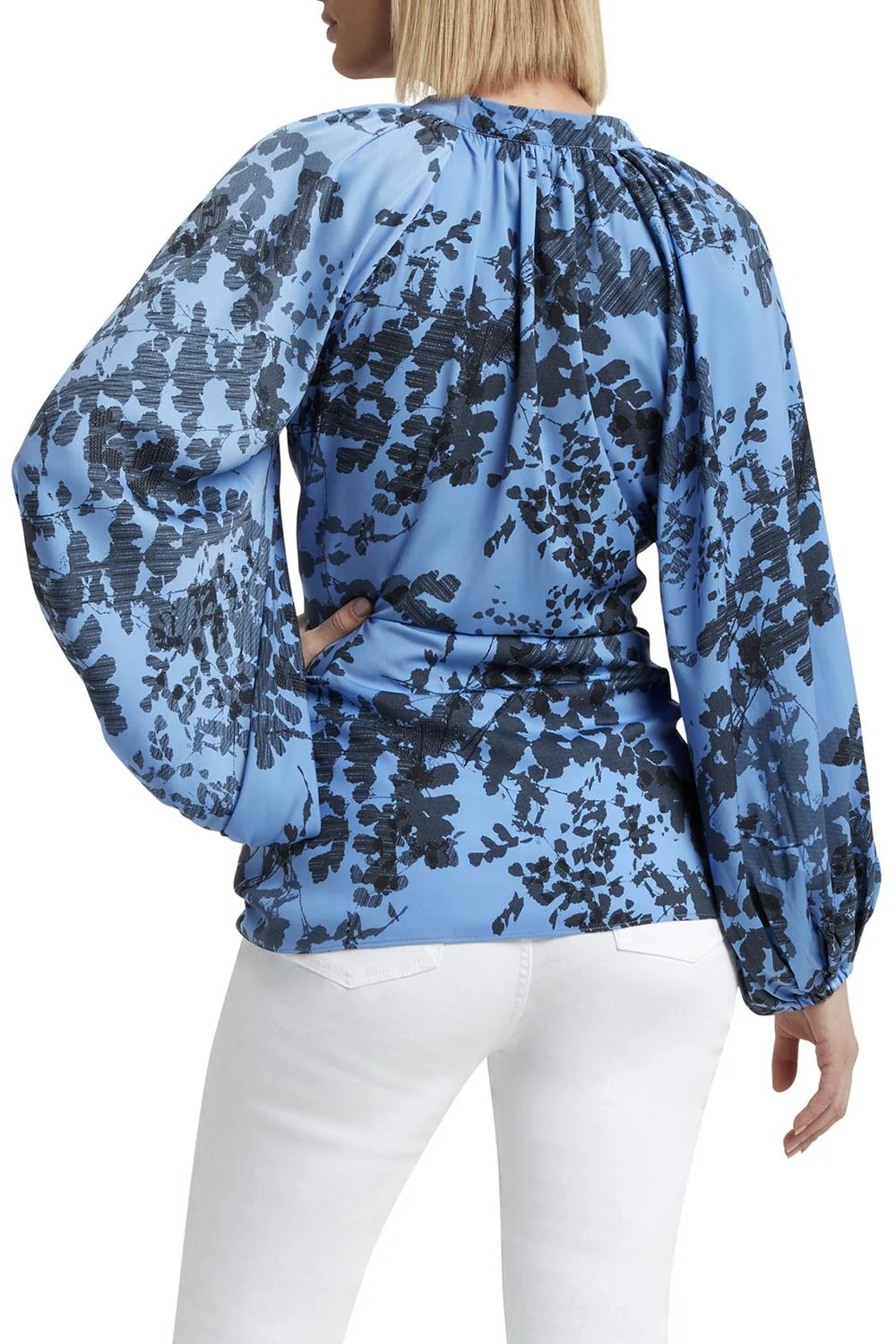 Long Sleeve Button Blouse - Image 2