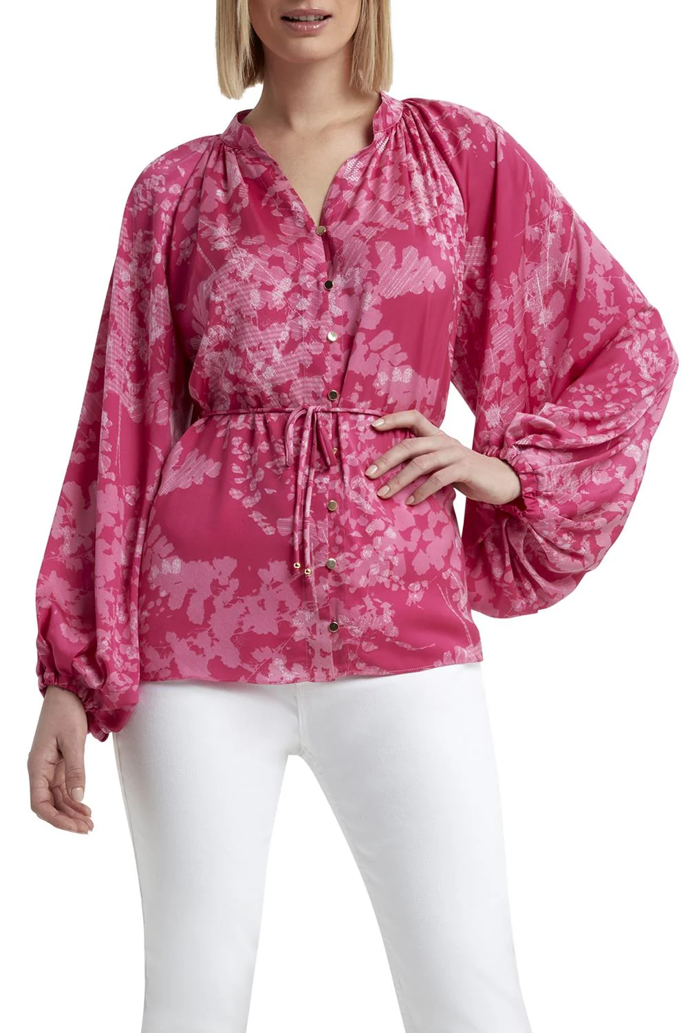Long Sleeve Button Blouse - Image 4