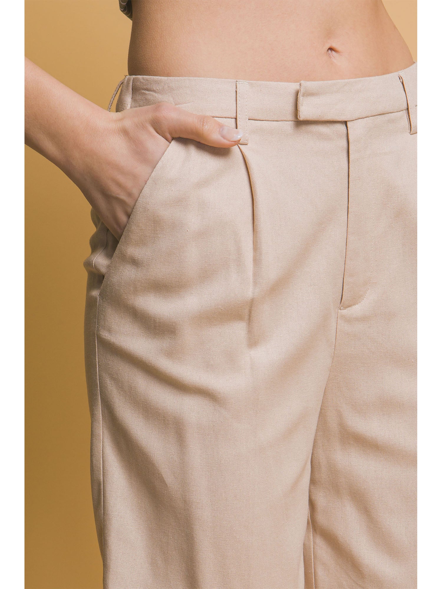 Linen Bermuda Shorts - Image 3