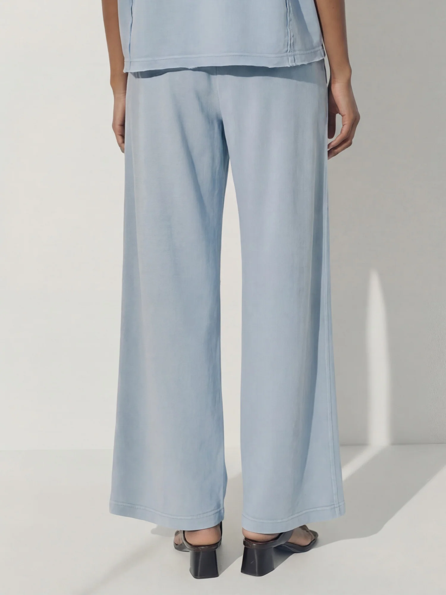 Mineral Wash Wide Leg Lounge Pant - Image 9