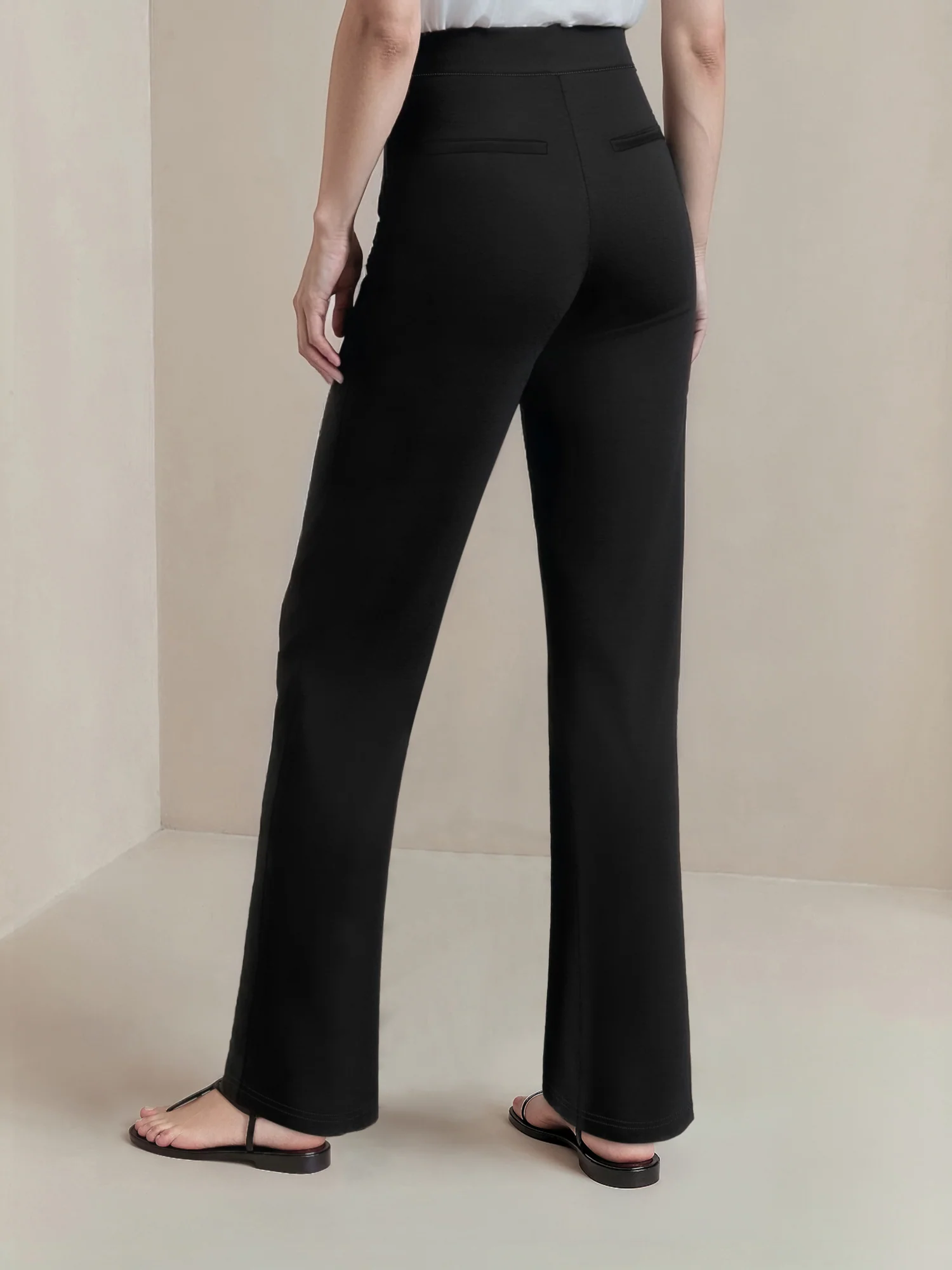 Petite Ponte Bootcut High Rise Pant - Image 9