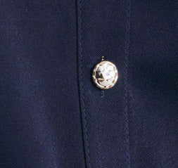 Satin Cuffed Button Down Blouse - Image 6
