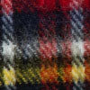 Blue And Red Mutli Color Plaid Fringe Scarf - Image 5