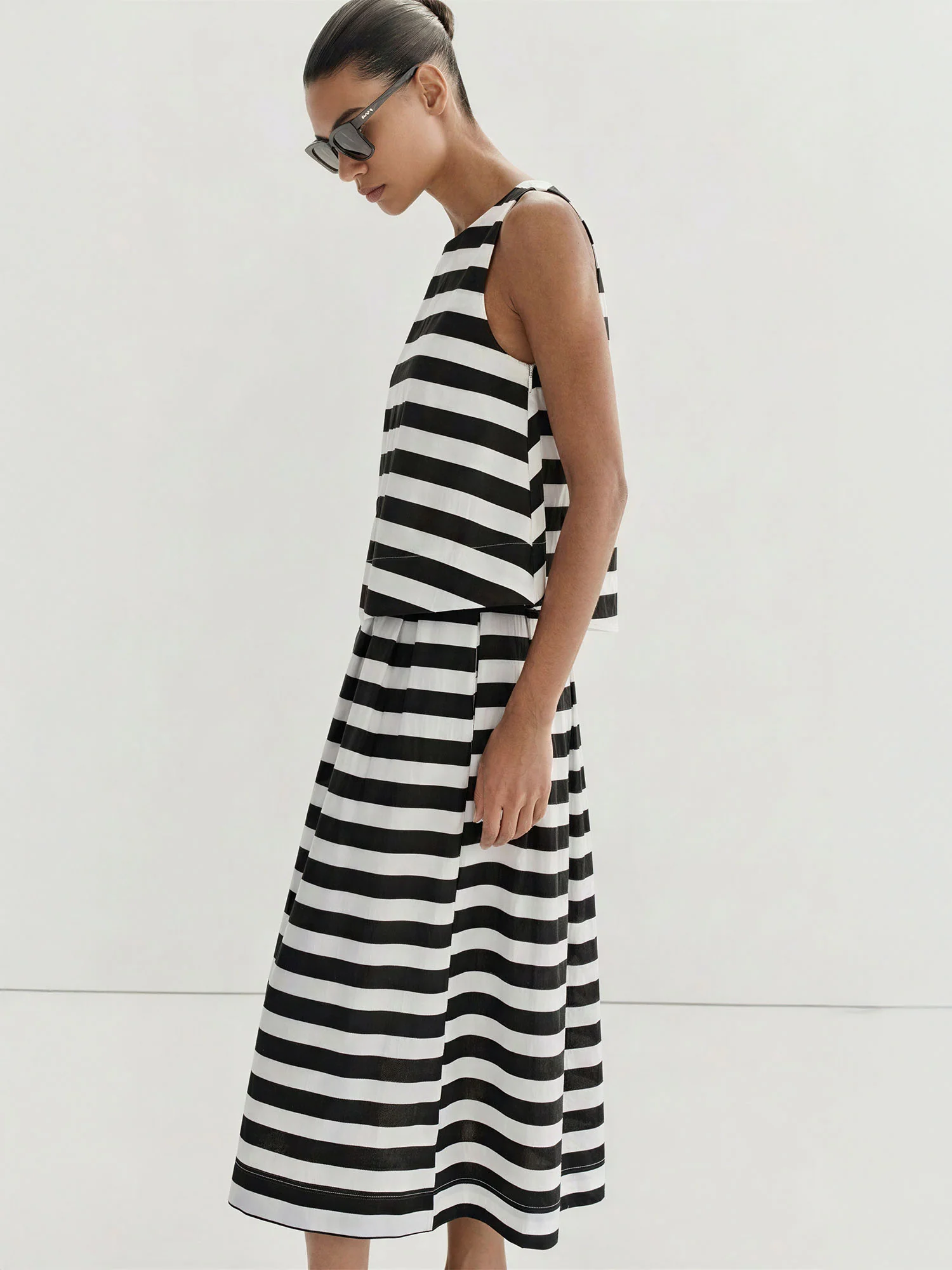 Square Neck Stripe Top - Image 3